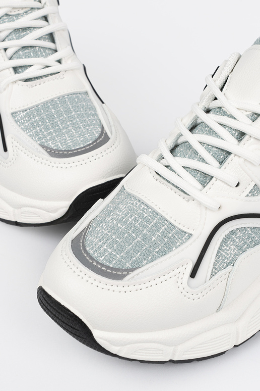 Balta-žalios spalvos sportinio...