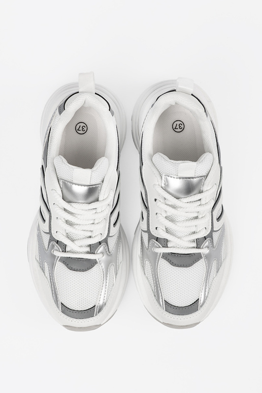 Baltos spalvos moteriški sportinio...