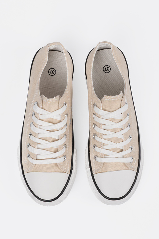 Ryškios smėlio spalvos moteriški...