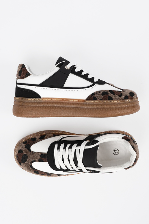 Juodi-balti sportinio stiliaus batai...