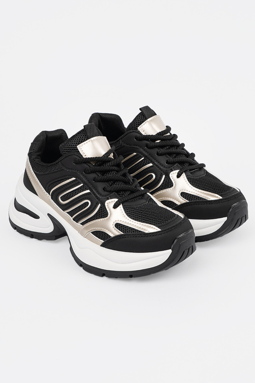 Juodos spalvos moteriški sportinio...