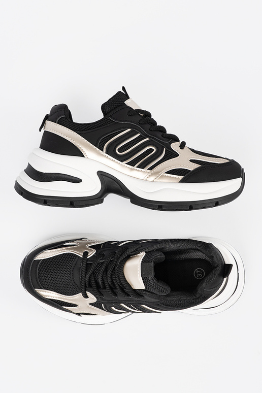 Juodos spalvos moteriški sportinio...