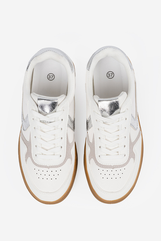 Baltos spalvos moteriški sportinio...