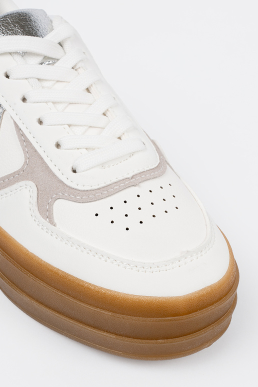 Baltos spalvos moteriški sportinio...