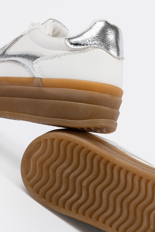 Baltos spalvos moteriški sportinio...