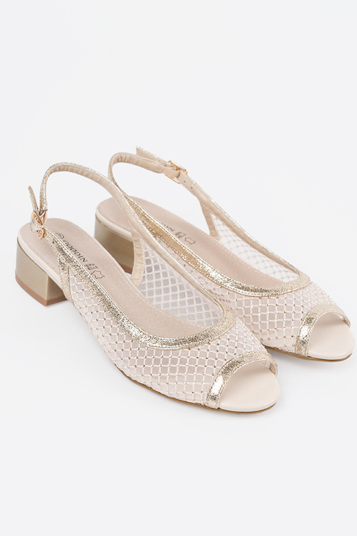 Sandalai su dekoratyviniu tinkleliu...