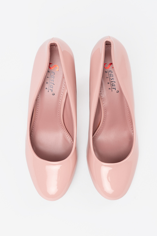 Rožiniai lakuoti aukštakulniai