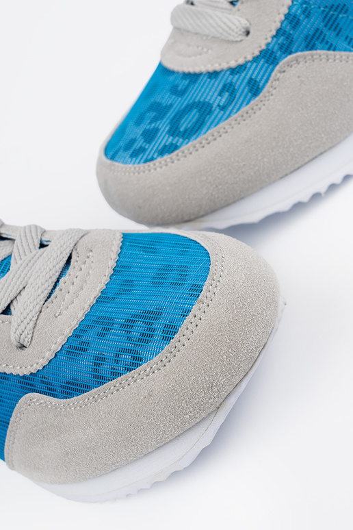 Sneakers modelio batai Į odcieniach mėlynago i pilkaści