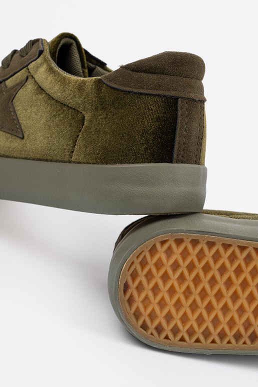 chaki spalvos Moteriški batai su žvaigždute chaki spalvos Moteriški batai su žvaigždute