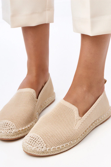 Smėlio spalvos espadrilės ant platformos Luna 2