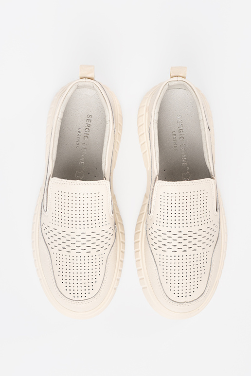 batai Oda su platforma beż