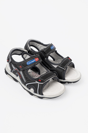 juodos spalvos berniukiškas sandalai