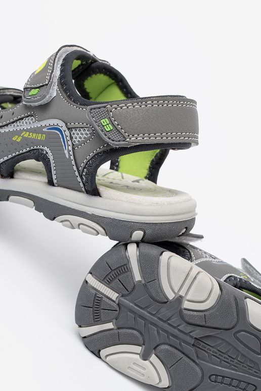 pilkos spalvos sandalai berniukiškas