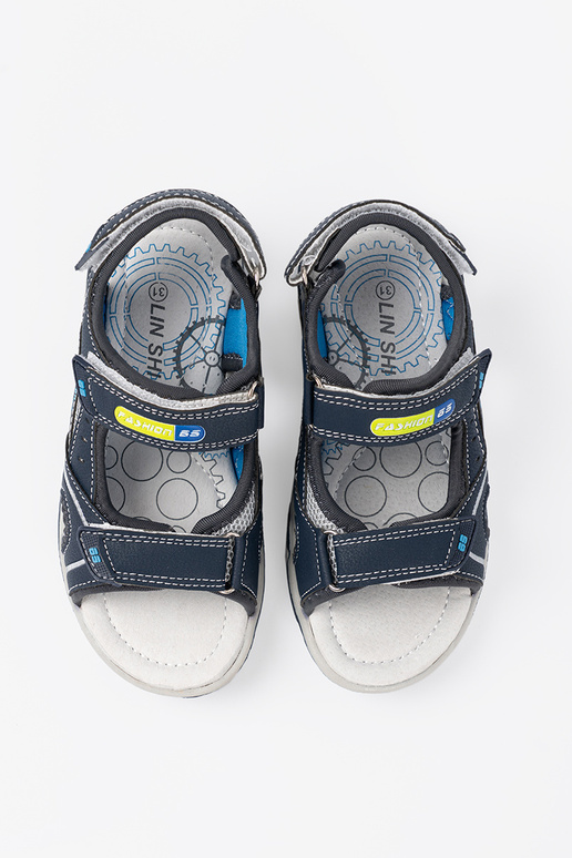 pilkos spalvos sandalai berniukiškas