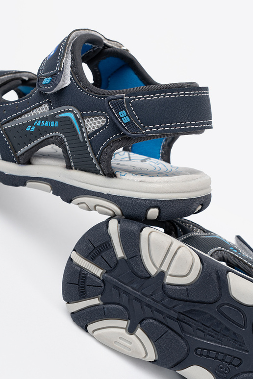 pilkos spalvos sandalai berniukiškas