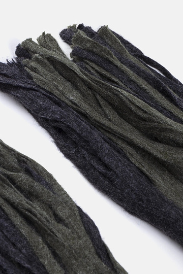 Žalias-pilkas šalikas su...