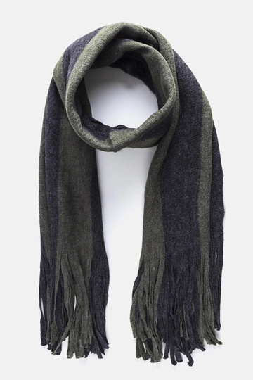 Žalias-pilkas šalikas su... 2