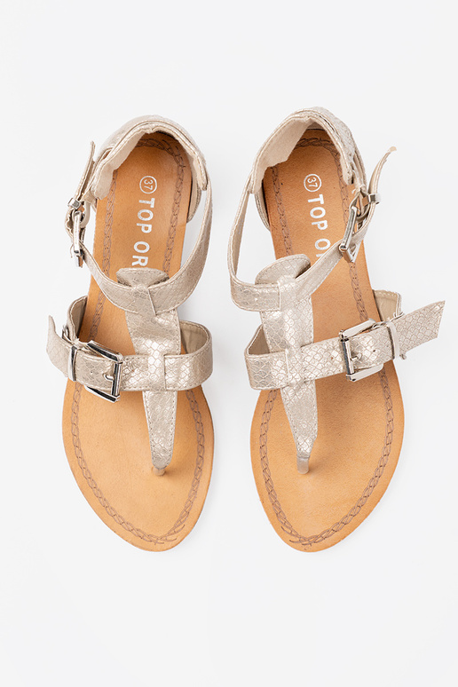 dramblio kaulo spalvos sandalai z motyĮem ĮężoĮym