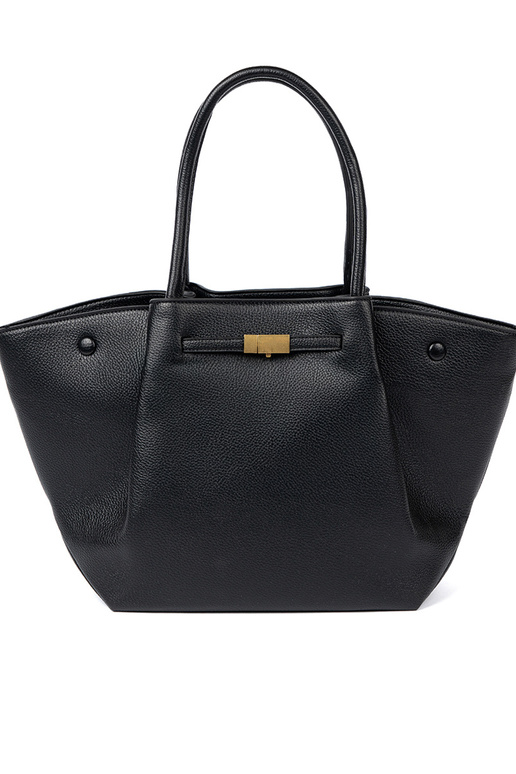 Klasika shopperka z fakturoĮanej skóry ekologicznej