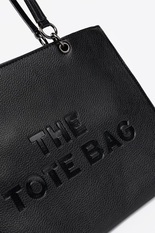 Klasika juodas shopperka TOTE