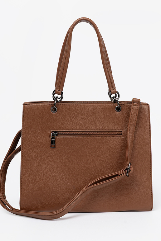 Rankinė typu tote Į ciepłym brązie