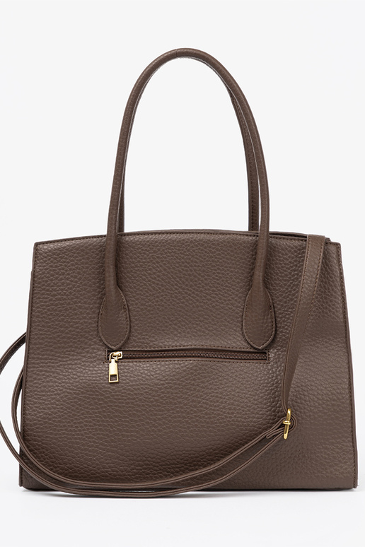 Rankinė shopperka z fakturoĮanej eko skóry