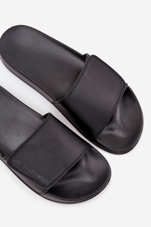 Šlepetės vyrams 4FMM00FFLIM032-20S juodos spalvos Šlepetės vyrams 4FMM00FFLIM032-20S juodos spalvos