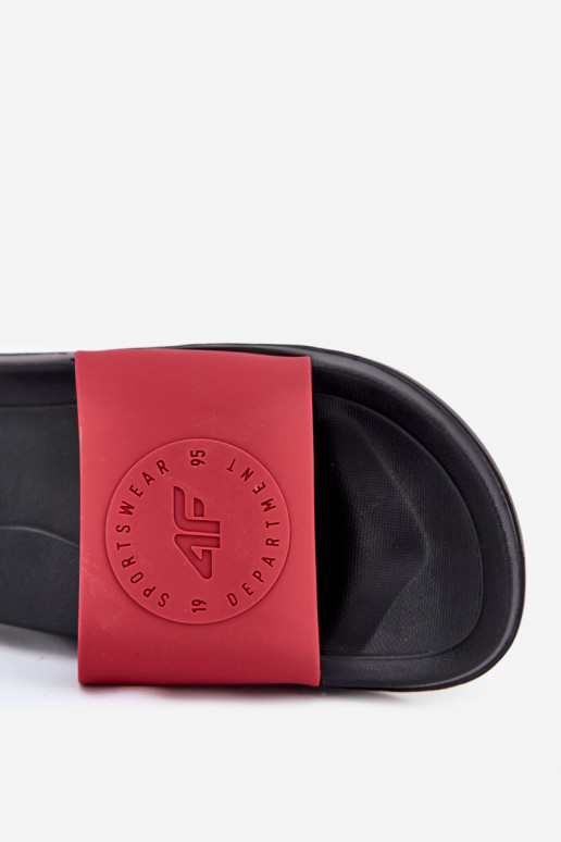 vyrams Šlepetės 4FMM00FFLIM047A-62S raudonos spalvos vyrams Šlepetės 4FMM00FFLIM047A-62S raudonos spalvos