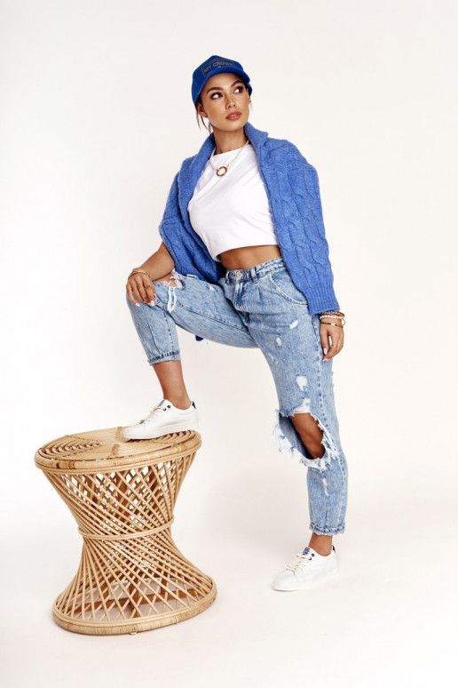 Įjungtatūralios odos sportbačiai BIG STAR BB274211 baltos ir tamsiai mėlynos spalvos