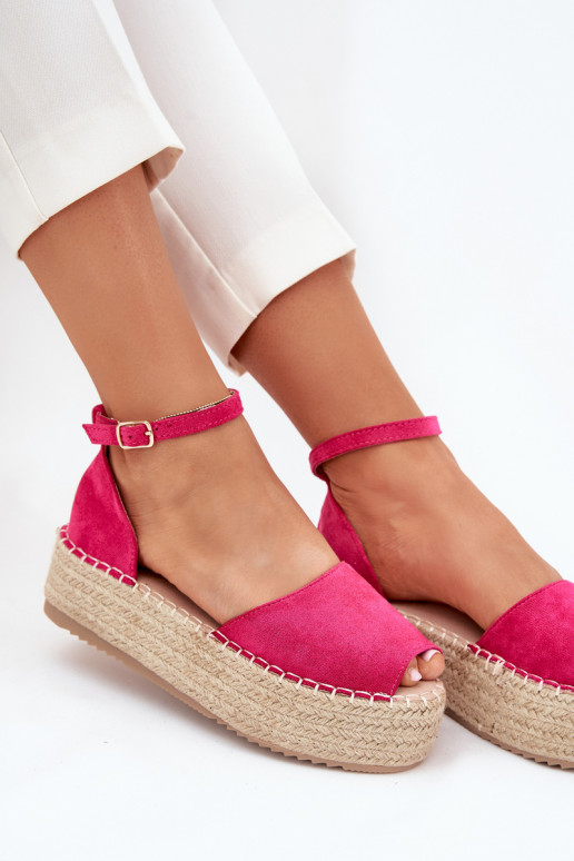 basutės Espadrilės su platforma Su Braid rožinės spalvos Selise basutės Espadrilės su platforma Su Braid rožinės spalvos Selise