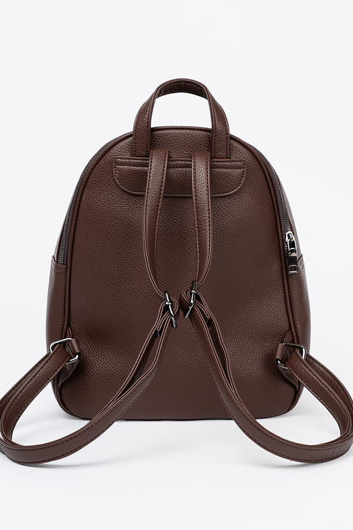 rudos spalvos kuprinė ponios iš eko odos