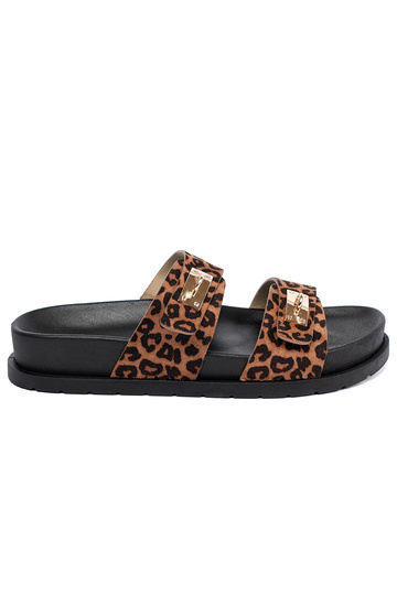 Moteriškos šlepetės leopardo raštas 2