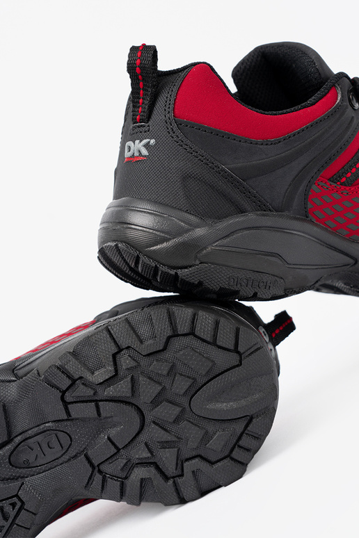 Raudoni trekingo batai ant storos platformos DK Raudoni trekingo batai ant storos platformos DK