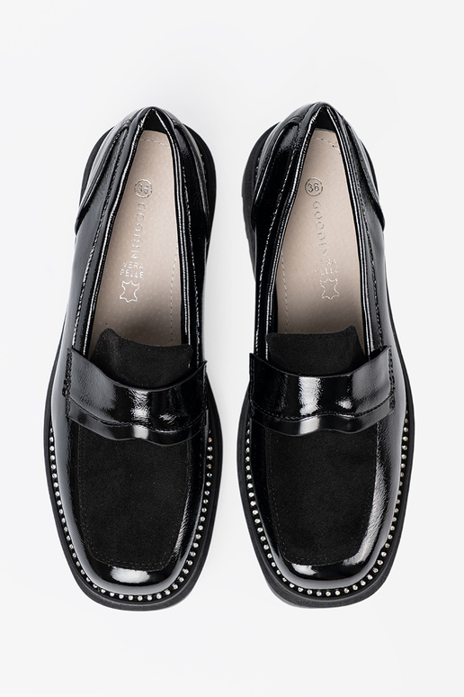 su lako efektu mokasinai su kniedytėmis