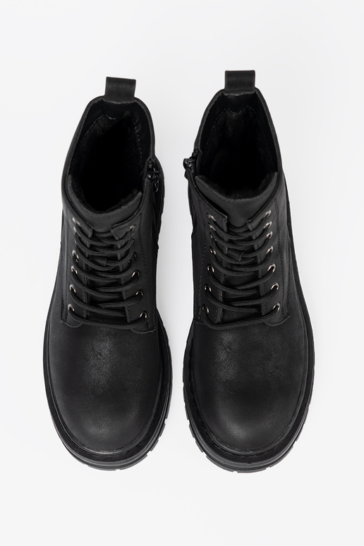 juodos spalvos moteriški bataie z raišteliaim i bieżnikiem Sergio Leone