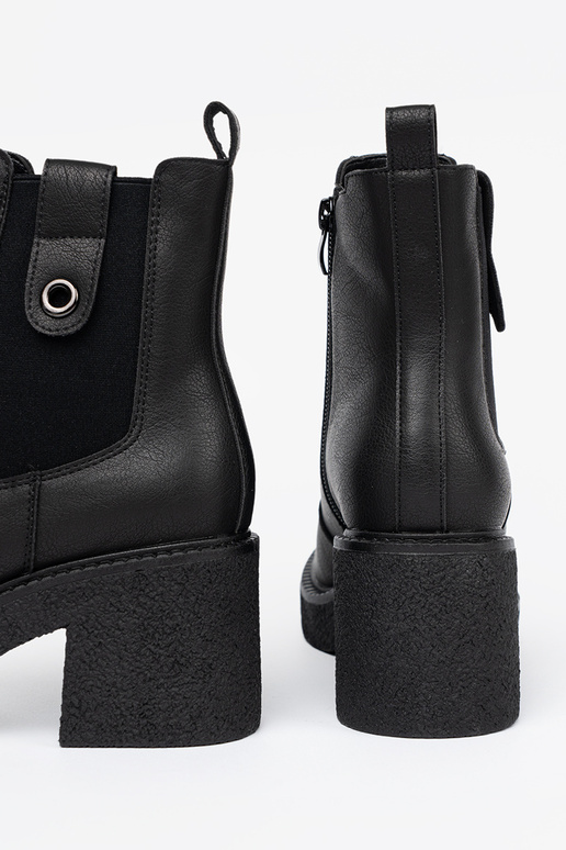 Elegantiško stiliaus juodos spalvos batai z elastyczną ĮstaĮką Sergio Leone