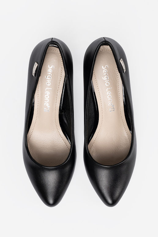 Stilingas aukštakulniai ant aukštakulnių Į kolorze juodos spalvosm Sergio Leone