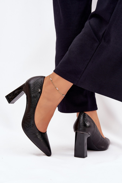 Aukštakulniai bateliai Vinceza 62252 juodos spalvos Aukštakulniai bateliai Vinceza 62252 juodos spalvos