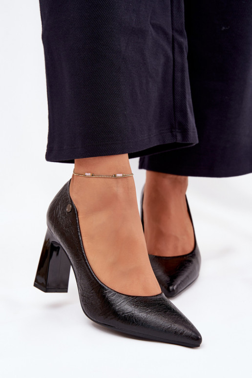 Aukštakulniai bateliai Vinceza 62252 juodos spalvos Aukštakulniai bateliai Vinceza 62252 juodos spalvos