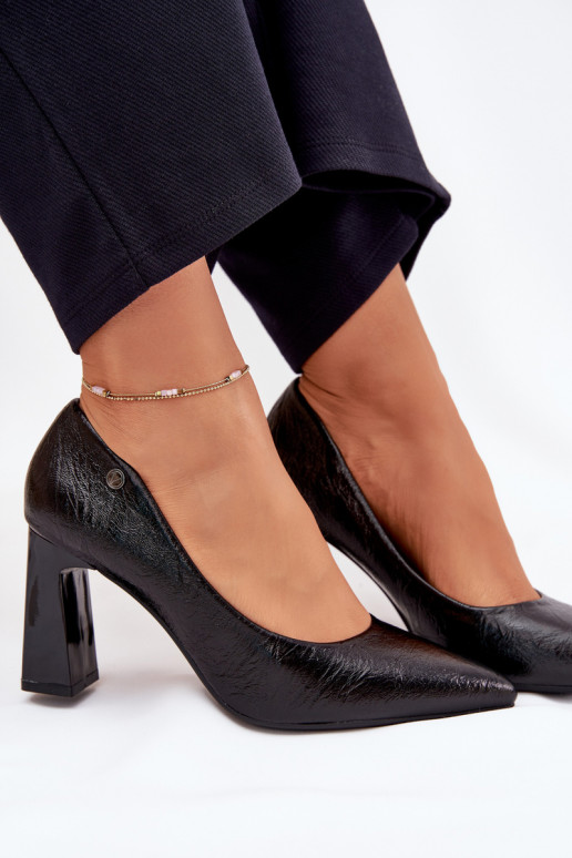 Aukštakulniai bateliai Vinceza 62252 juodos spalvos Aukštakulniai bateliai Vinceza 62252 juodos spalvos