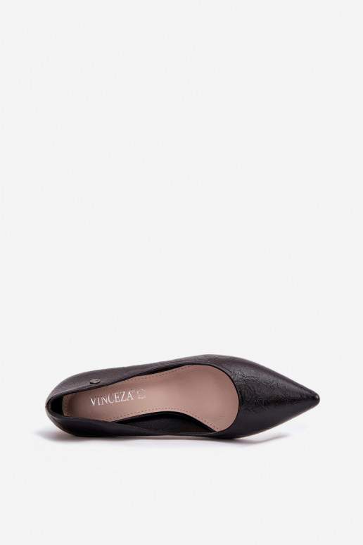 Aukštakulniai bateliai Vinceza 62252 juodos spalvos Aukštakulniai bateliai Vinceza 62252 juodos spalvos