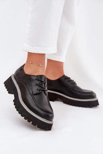 batai moteriški mokasinai Su raišteliu Big Star NN274052 juodos spalvos 2