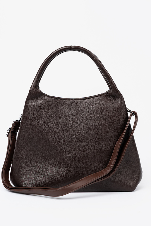 Elegantiškas Ruda rankinė z kosmetyczką Į środku