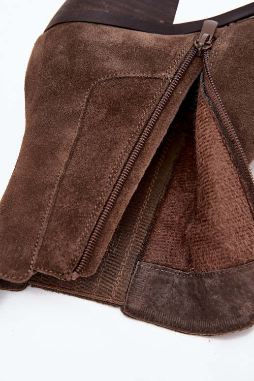 iš zomšos Aulinukai su pašiltinimu viduje chaki spalvos Arelia iš zomšos Aulinukai su pašiltinimu viduje chaki spalvos Arelia