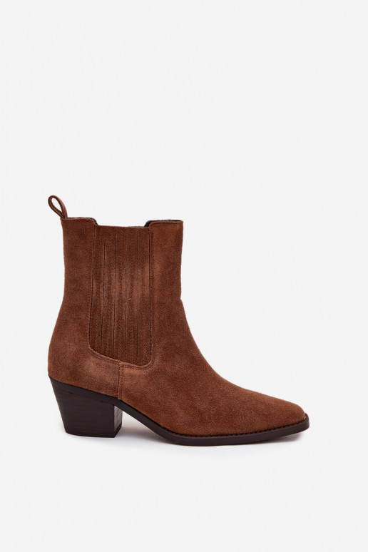 iš zomšos Aulinukai su pašiltinimu viduje rudos spalvos Arelia