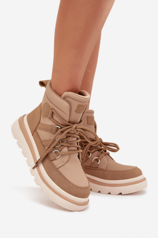 Moteriški aulinukai su platforma rudos spalvos Liorae