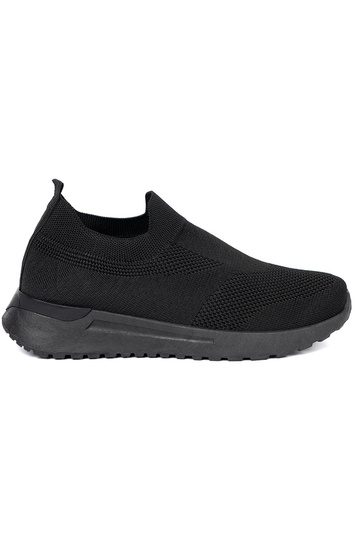 Sportinio stiliaus batai typu slip-on Į juodos spalvosm kolorze 2