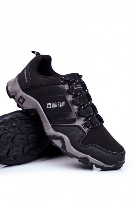 Žygio batai vyrams Big Star Outdoor juodos spalvos GG174269