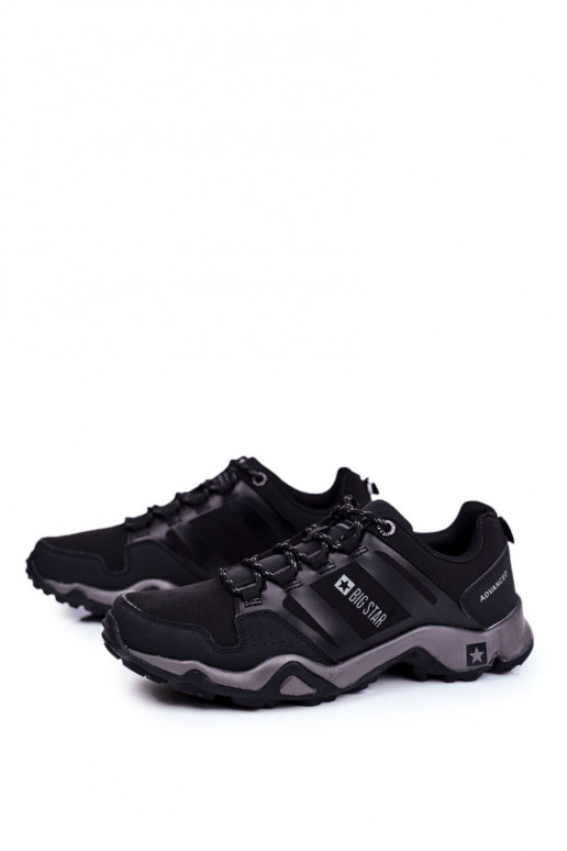 Žygio batai vyrams Big Star Outdoor juodos spalvos GG174269