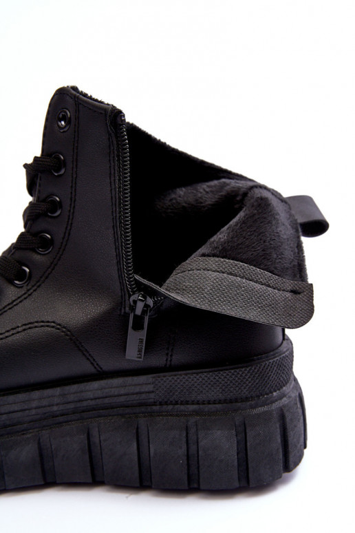 pašiltinti Oda laisvalaikio batai Į Pilį Big Star MM274625 juodos spalvos